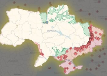 Актуальна карта бойових дій та звільнених територій України