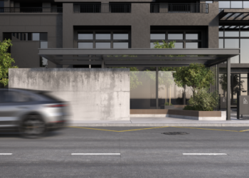 Архітекторська студія розробила для Києва проєкт зупинки-укриття. Візуалізація