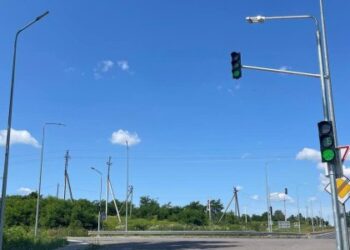 На одному з перехресть Яворова запрацював світлофор — Львівщіна