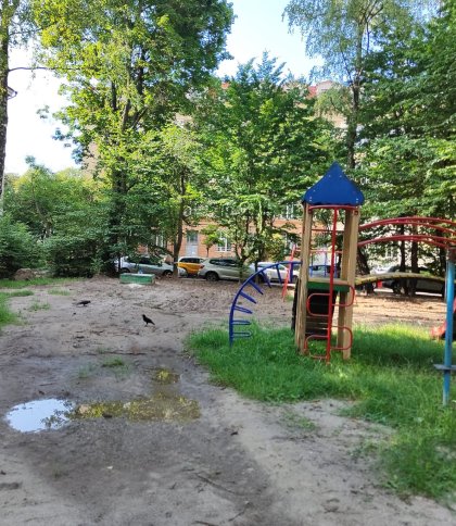 Труби та обрізане гілля, яке лежить пів року: львів’янка просить навести лад на дитячому майданчику Труби та обрізане гілля, яке лежить пів року: львів’янка просить навести лад на дитячому майданчику