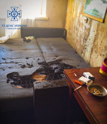 Через необережне куріння в багатоповерхівці у Новому Роздолі спалахнула пожежа