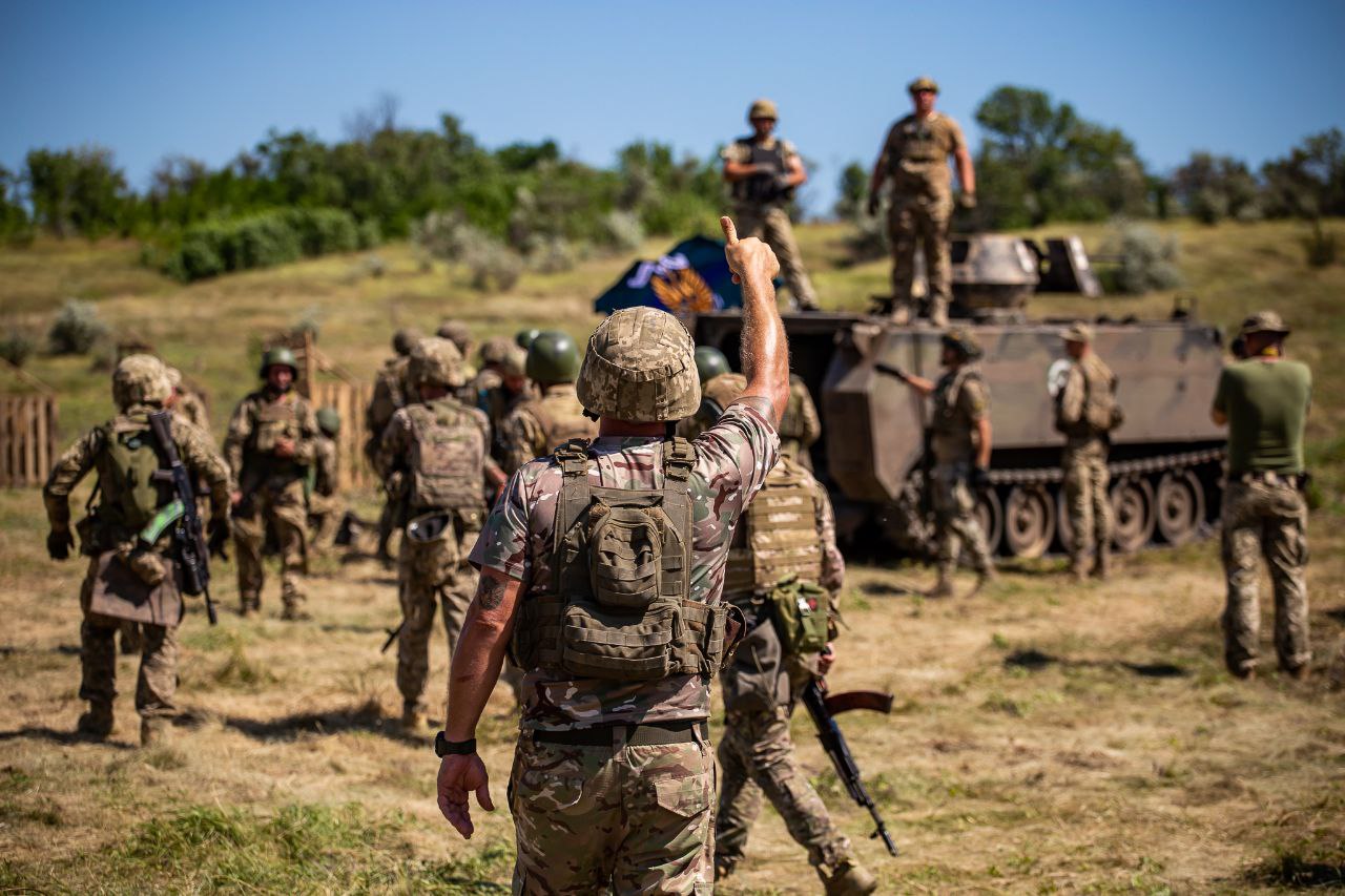 Бійці ЗСУ під час тренувань / Фото: Артем Галкін
