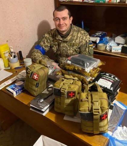 Військового медика з Львіщини нагородили медаллю за мужність
