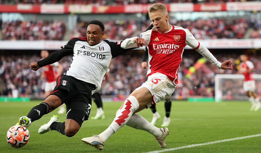 Зінченко – найгірший захисник Арсенала в матчі з Фулгемом