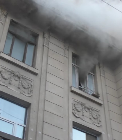 У центрі Львова горіла квартира