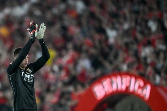 Трубін вийде в основному складі Бенфіки на матч Ліги чемпіонів з Інтером