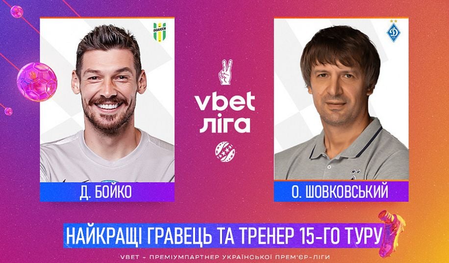 Названо найкращих гравців та тренера 15-го туру УПЛ