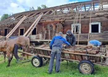 До «Тустані» привезли унікальну різьблену хату із Плав’я
