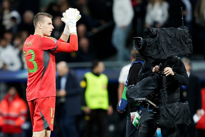 Лунін – в основному складі Реала на матч проти Валенсії Яремчука