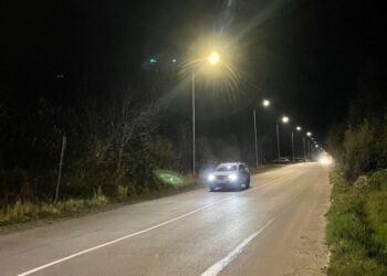На в’їзді до Львова у двох громадах облаштували вуличне освітлення