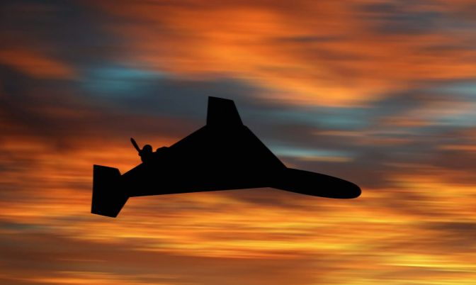 ІРАНСЬКИЙ БЕЗПІЛОТНИК-КАМІКАДЗЕ SHAHED-136 (GERAN-2) / ФОТО: ALEKSANDR GUSEV/PACIFIC PRESS ЧЕРЕЗ ZUMA PRESS WIRE