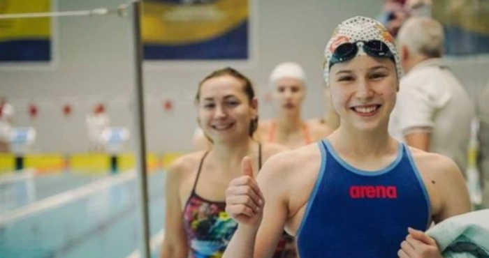 Призерка Чемпіонату Україниз плавання Анастасія Дитяткова. Фото: Олександр Малащенко/Facebook.