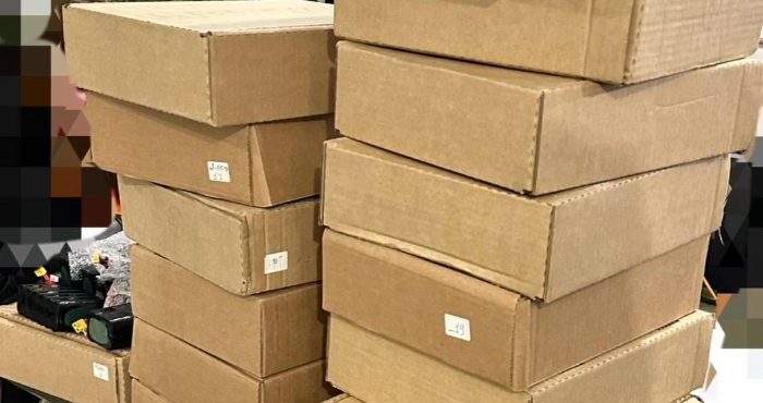 Дрони-камікадзе для морпіхів Херсонщини. Фото: Херсонська обласна військова адміністрація/Telegram.