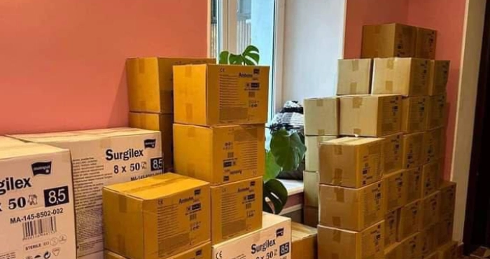 Гуманітарна допомога для мешканців Херсонської громади. Фото: Херсонська ОВА/Telegram.