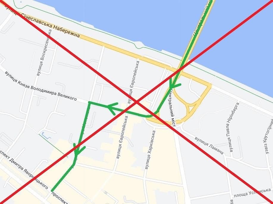 Новости Днепра про В центре Днепра снова изменят схему движения автотранспорта: подробности