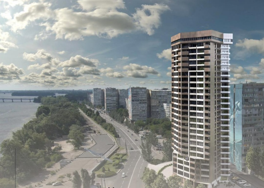 Новости Днепра про В Днепре на ж/м Солнечный может появиться дом-гигант с панорамными окнами и видом на реку (ФОТО)