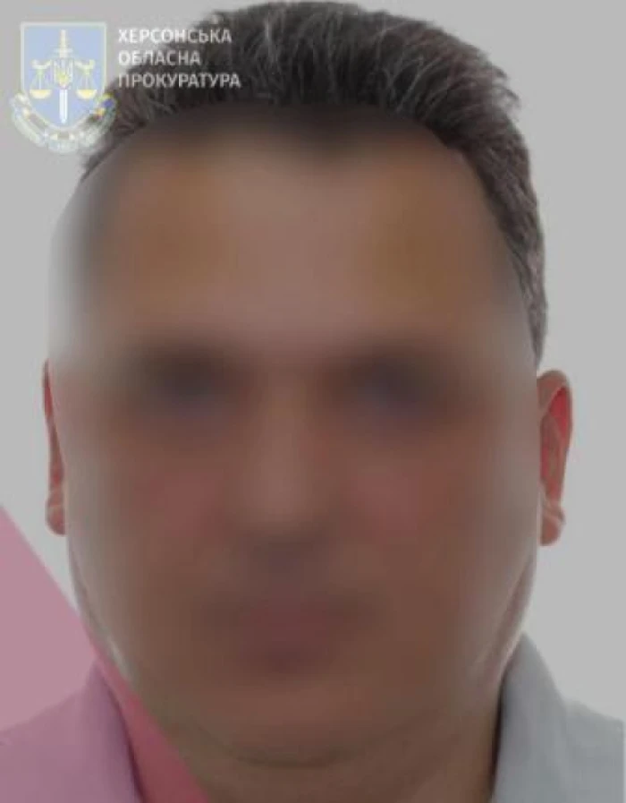 Підозрюваний у співпраці з російськими окупантами мешканець Херсона. Фото: Херсонська обласна прокуратура.