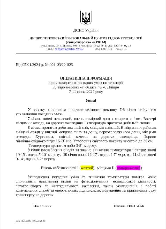 Новости Днепра про Мороз, метели, до 30 см снега: синоптики в Днепре объявили оранжевый уровень опасности