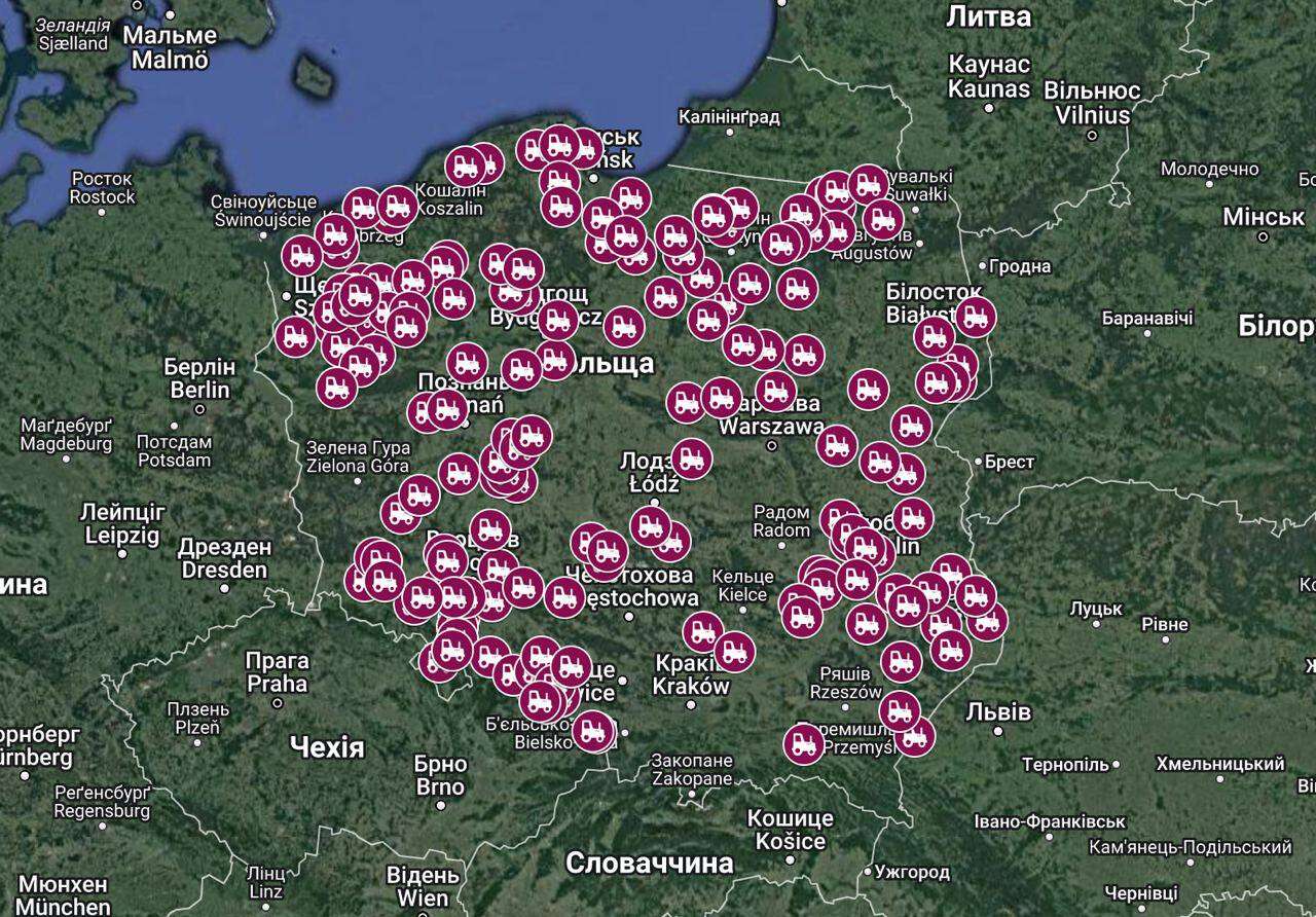 Мапа протестів