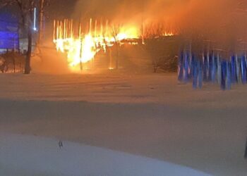 Пожежа у Почаєві ввечері 11 січня