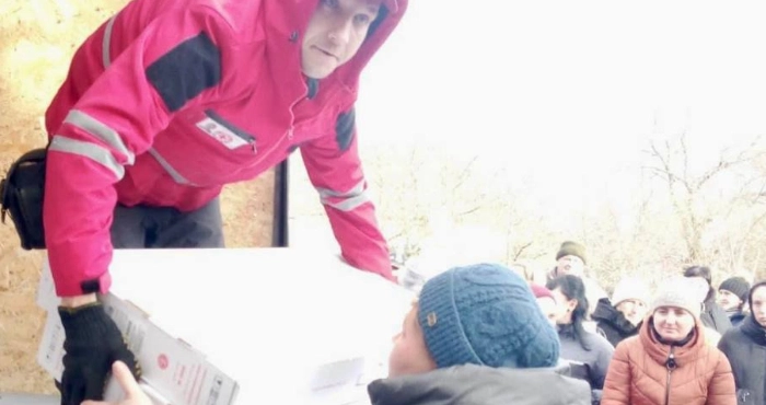 Гуманітарна допомога мешканцям Херсонщини. Фото: Український Червоний Хрест/Telegram.