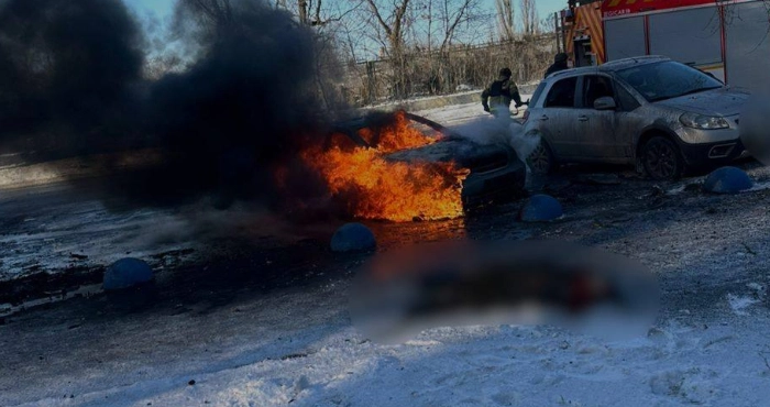 Наслідки обстрілу Херсона. Фото: Херсонська обласна прокуратура.