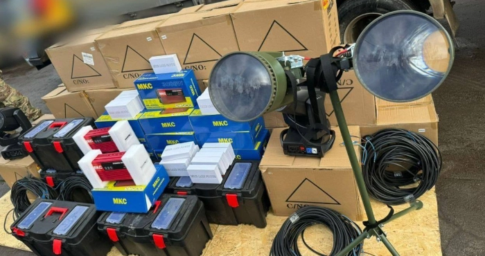 Обладнання для оборонців Херсонщини. Фото: Роман Мрочко/Telegram.