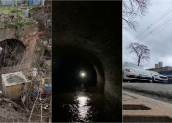 В Днепре диггеры-экстремалы показали 200-летние тоннели, где течет подземная река Половица (ВИДЕО) – Дніпро