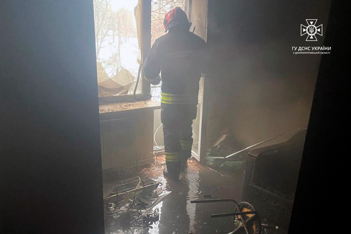Новости Днепра про В Днепре на Данила Нечая горела квартира в многоэтажке: погиб мужчина