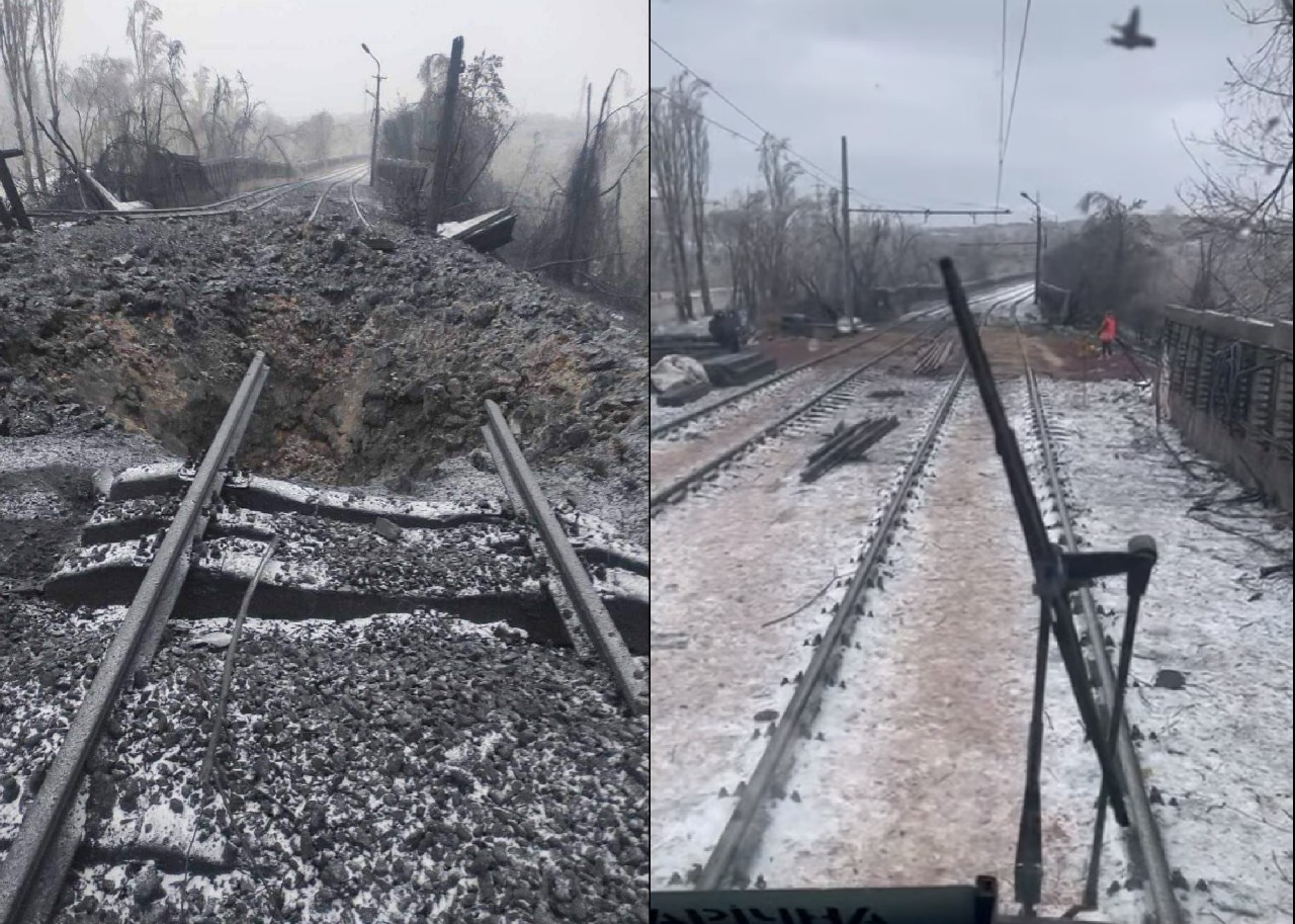 Новости Днепра про В Кривом Роге легендарный скоростной трамвай возобновил работу после ракетного удара