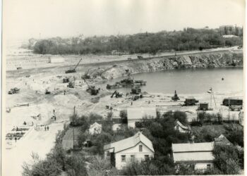 В сети показали, как в Днепре почти 50 лет назад обустраивали карьер на Красном Камне – Дніпро