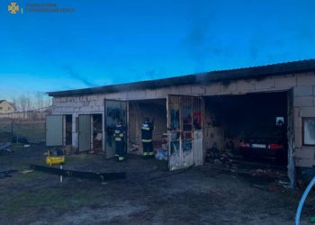 Масштабна пожежа сталася у селі біля Кременця