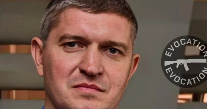 Очільник окупаційної поліції Херсонщини Володимир Ліпандін. Фото: Evocation.