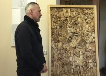 Виставку одної роботи Василя Петровського відкрили у Кременці