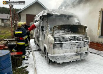 Згорів вантажний автомобіль на Тернопільщині