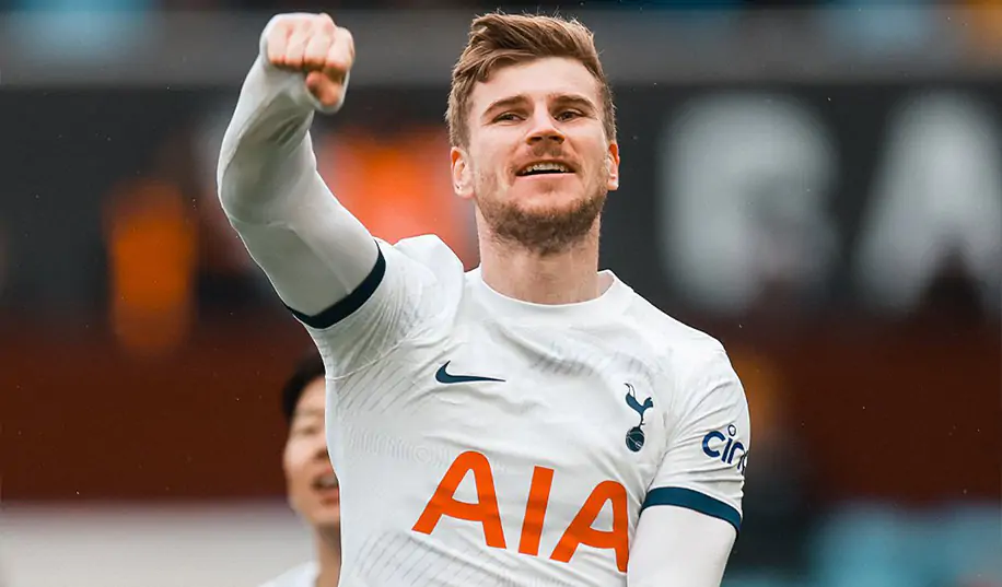 Це точно Вернер? Тоттенгем розгромив Астон Віллу із голом німця