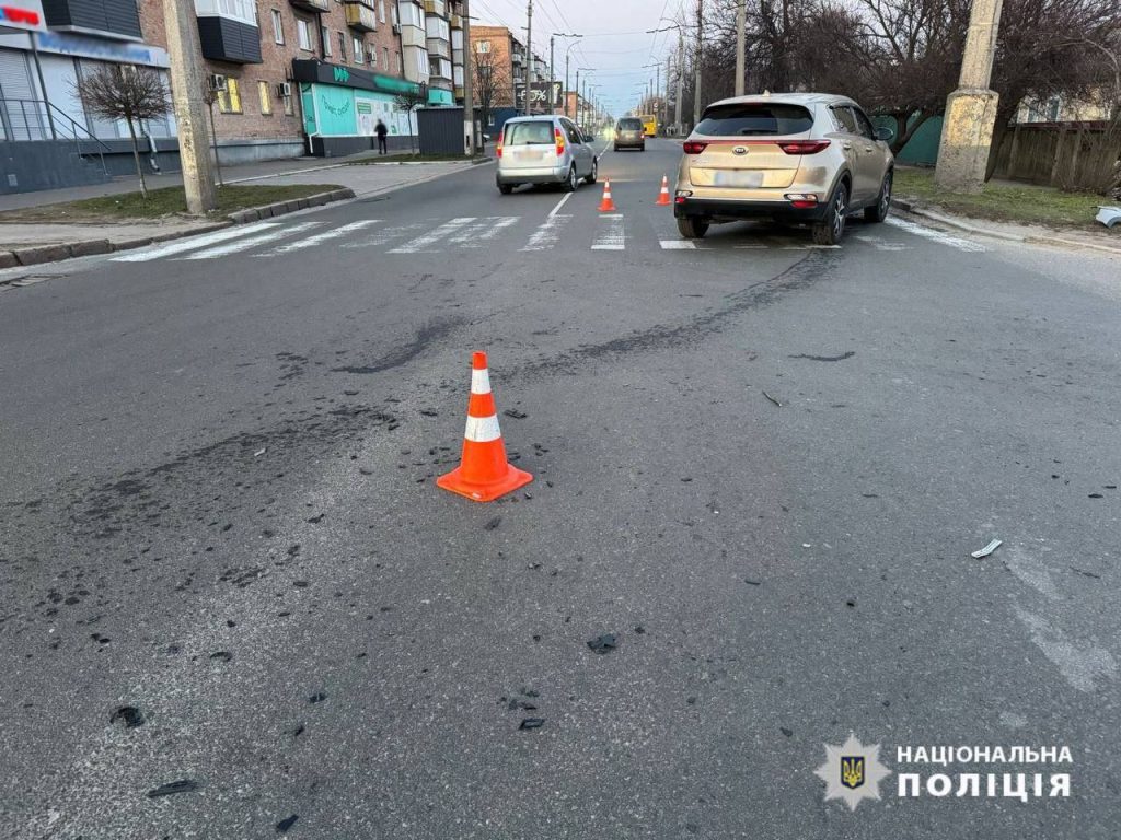 Автівка, яка втрапила в аварію