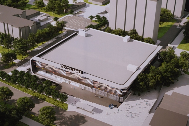 Новости Днепра про Появились детали об огромном Topol Mall, который построят в Днепре на месте кинотеатра Сич (ФОТО)