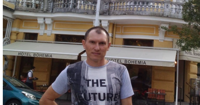 Підозрюваний у колабораціонізмі інспектор окупаційної поліції Херсонщини Степан Чопак. Фото: Facebook.