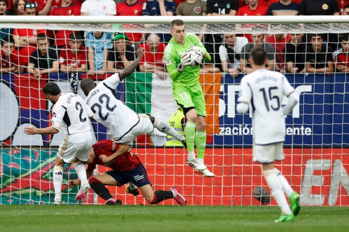 «Реал» уверенно разобрался с «Осасуной» в выездном матче 29-го тура Ла Лиги