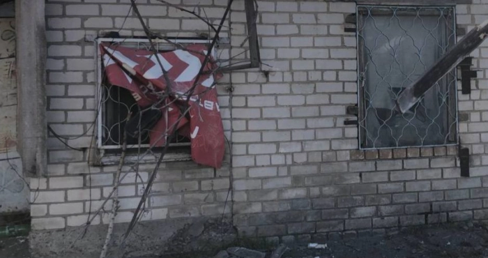 Зруйнований будинок на Херсонщині / Фото Херсонської МВА