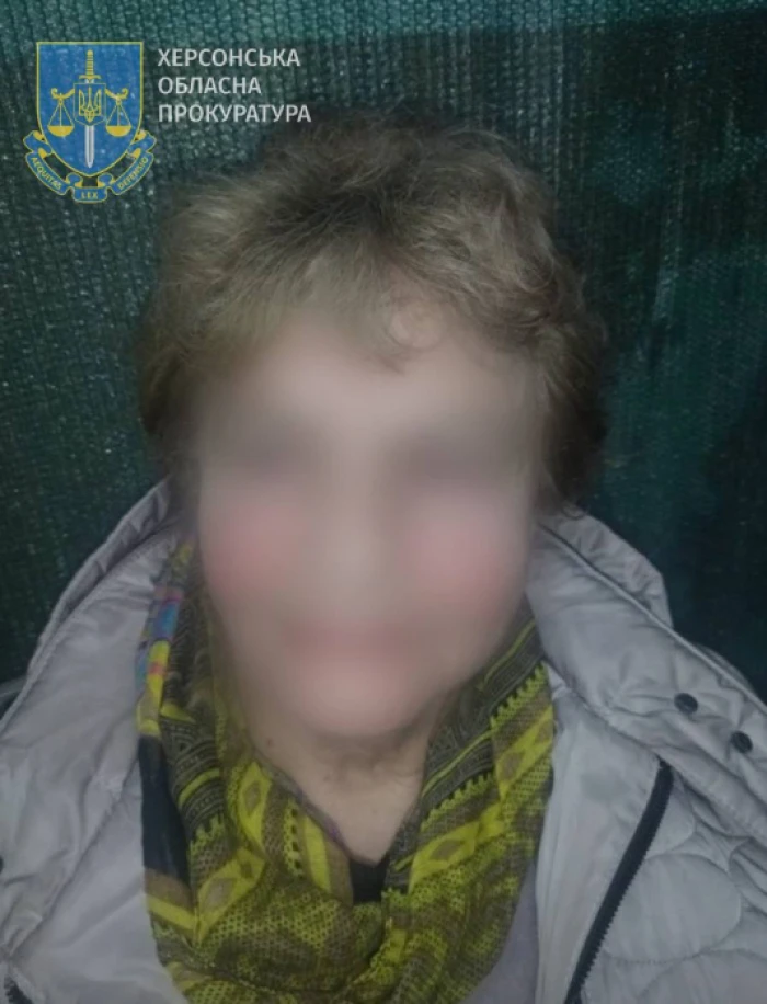 Членкиня окупаційної вибочої дільниці у Херсоні. Фото: Херснська обласна прокуратура.