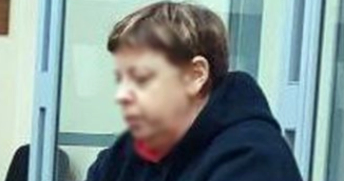 Обвинувачена у пособництві державі-агресору екскерівниця медичної установи Херсонщини Інеса Чамлай. Фото: Поліція Херсонської області/Facebook.