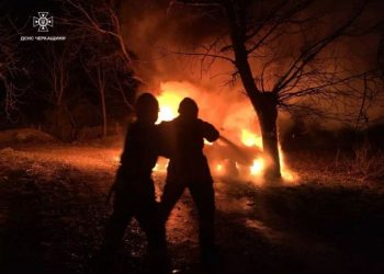 У Ватутіному через зіткнення з деревом спалахнув ВАЗ — Новости Черкасс
