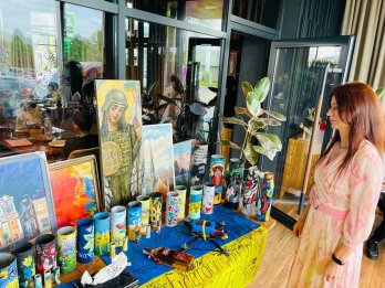 У Самборі відбувся благодійний аукціон.