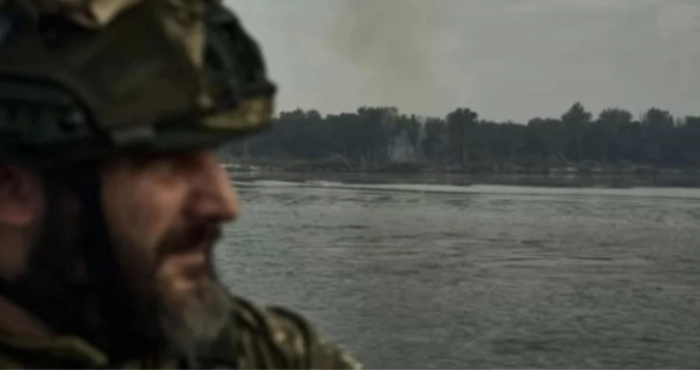 Українські бійці на лівому березі Херсонщини. Фото: Костянтин і Владислава Ліберови / Zelenskiy / Official.