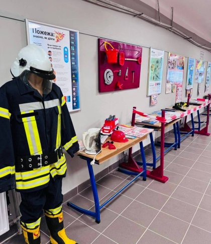 Клас безпеки у школі на Самбірщині, фото Львівської ОВА