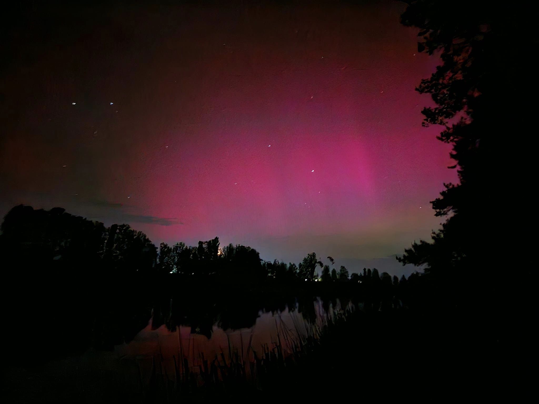 полярне сяйво у небі над Черкащиною
