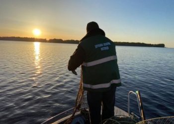 Екоінспектори провели чистку Кременчуцького водосховища від браконьєрських сіток — Новости Черкасс