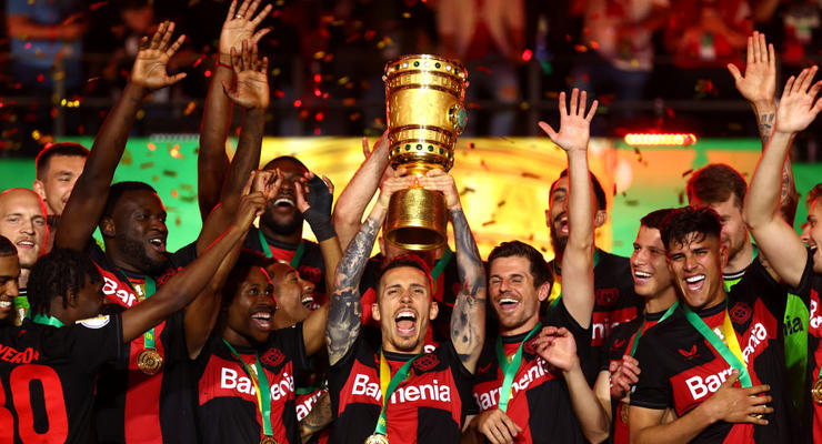 ФК «Байер» оформил «золотой дубль», выиграв Кубок Германии
